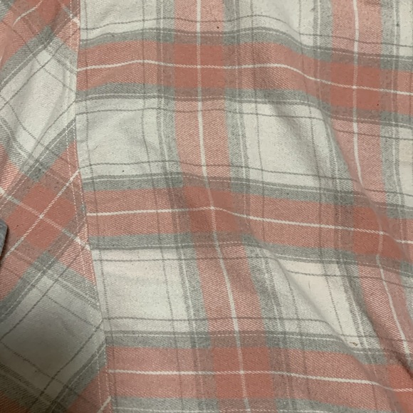 Mila and Tiff Plaid Collection heeded button up sweater jacket - Picture 3 of 3